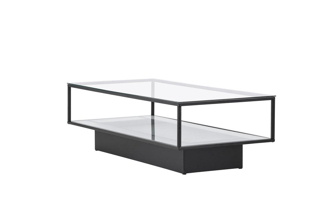 Furniture Fashion Maglehem - Sofa Table - Glass / Black
