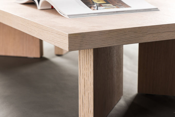 Vind Bassholmen Sofa table  - Whitewash / Whitewash MDF