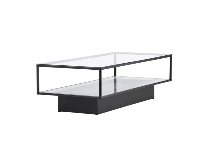 Furniture Fashion Maglehem - Sofa Table - Glass / Black
