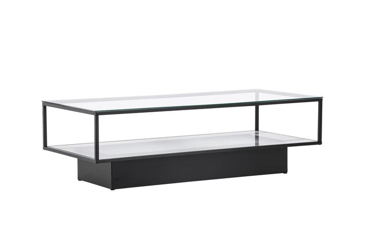 Furniture Fashion Maglehem - Sofa Table - Glass / Black