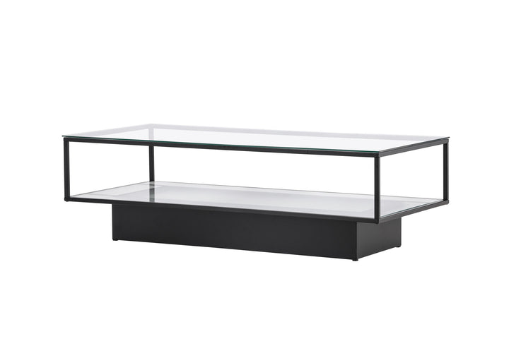 Furniture Fashion Maglehem - Sofa Table - Glass / Black