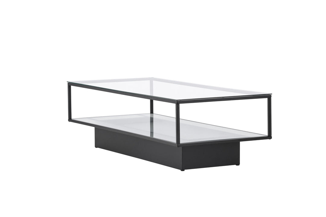 Furniture Fashion Maglehem - Sofa Table - Glass / Black