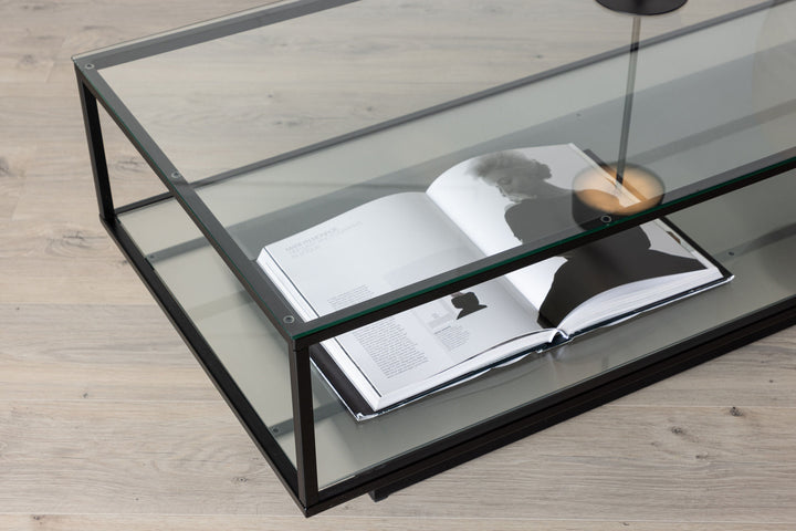 Furniture Fashion Maglehem - Sofa Table - Glass / Black