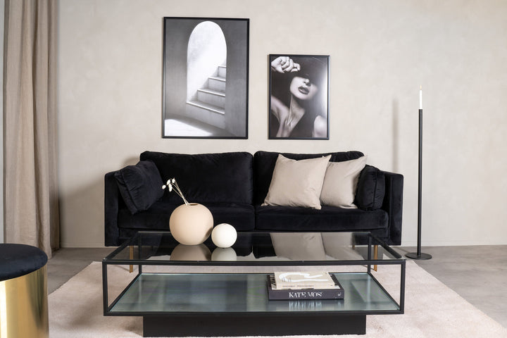 Furniture Fashion Maglehem - Sofa Table - Glass / Black