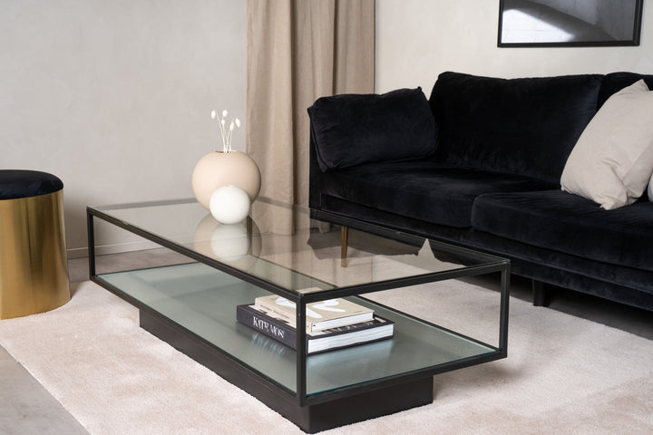 Furniture Fashion Maglehem - Sofa Table - Glass / Black