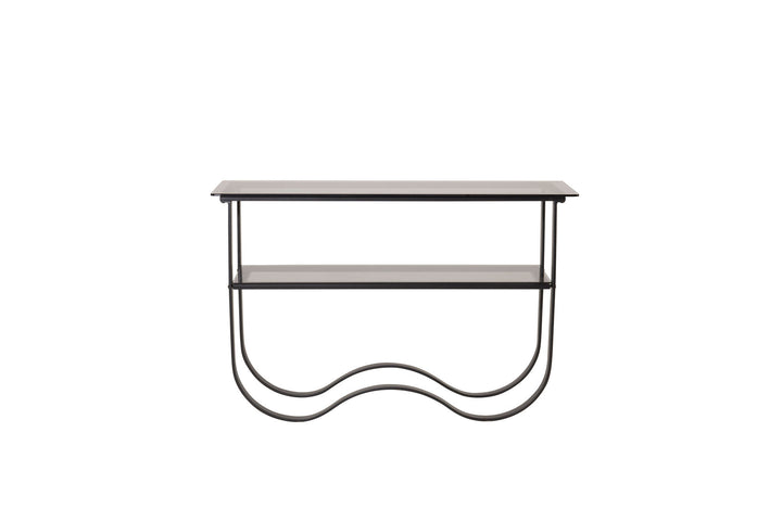 Furniture Fashion Wavy - Side Table - Black / Black