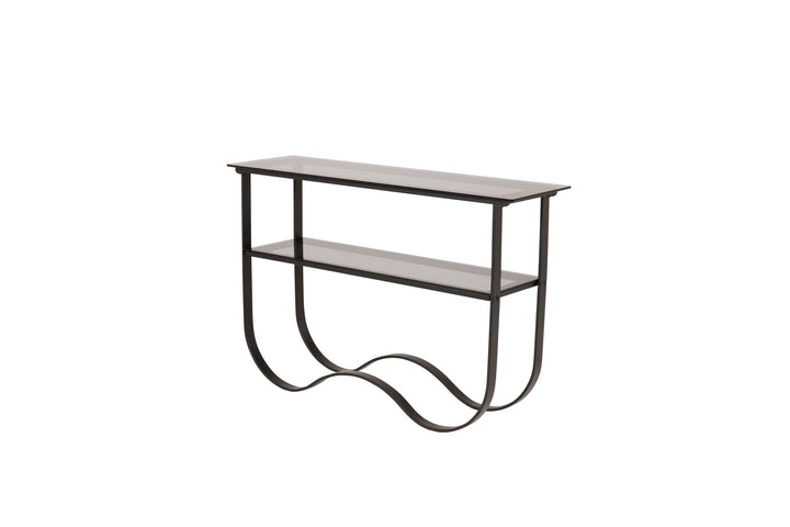 Furniture Fashion Wavy - Side Table - Black / Black