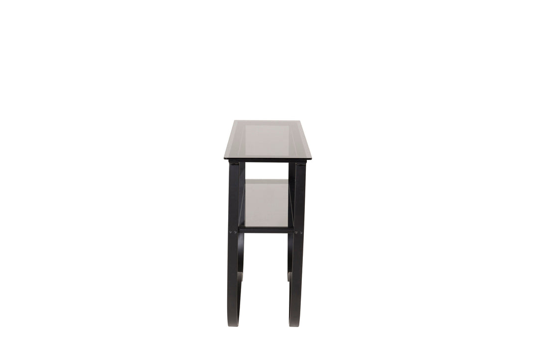 Furniture Fashion Wavy - Side Table - Black / Black