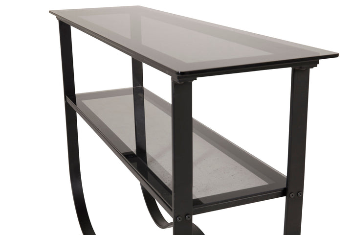 Furniture Fashion Wavy - Side Table - Black / Black