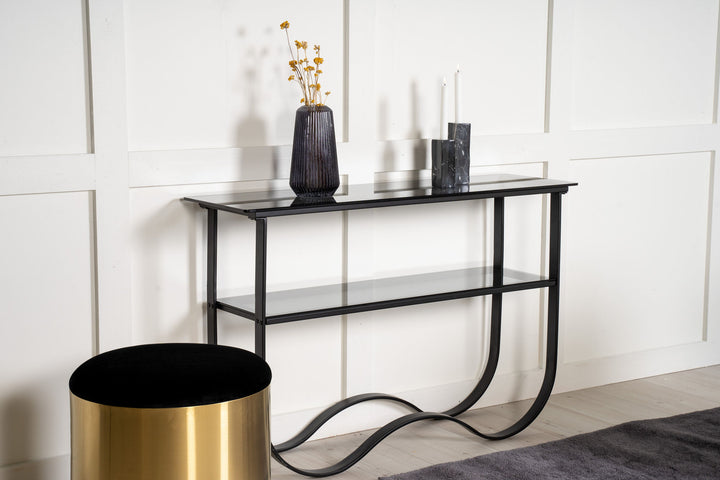 Furniture Fashion Wavy - Side Table - Black / Black