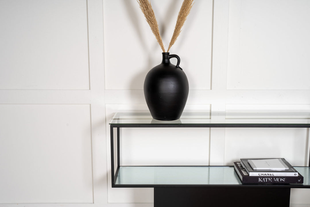 Furniture Fashion Maglehem - Shelf - Glass / Black