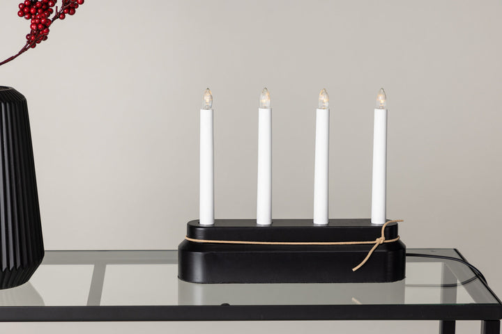 Venture Home Näsfjället Candlestick  - Black  /