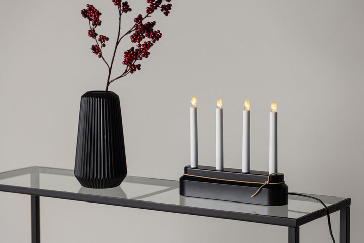 Venture Home Näsfjället Candlestick  - Black  /