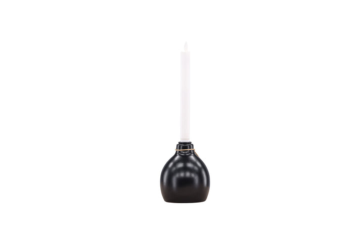 Venture Home Ulricehamn Candlestick 12cm - Black  /