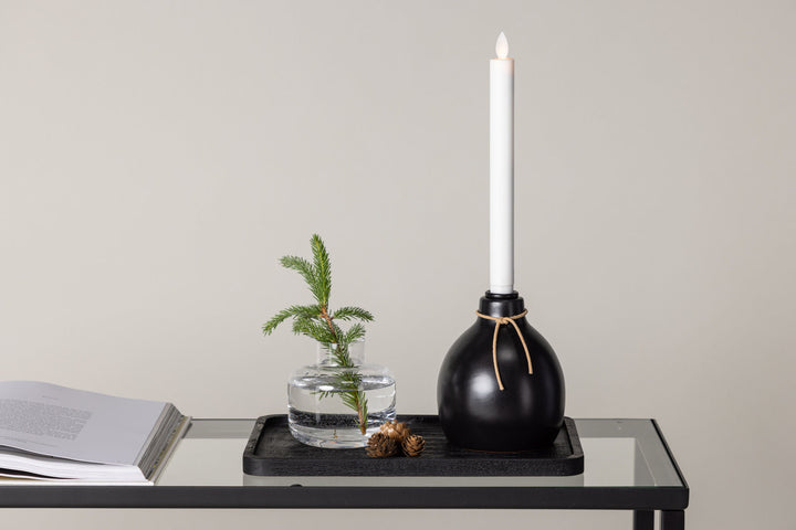 Venture Home Ulricehamn Candlestick 12cm - Black  /