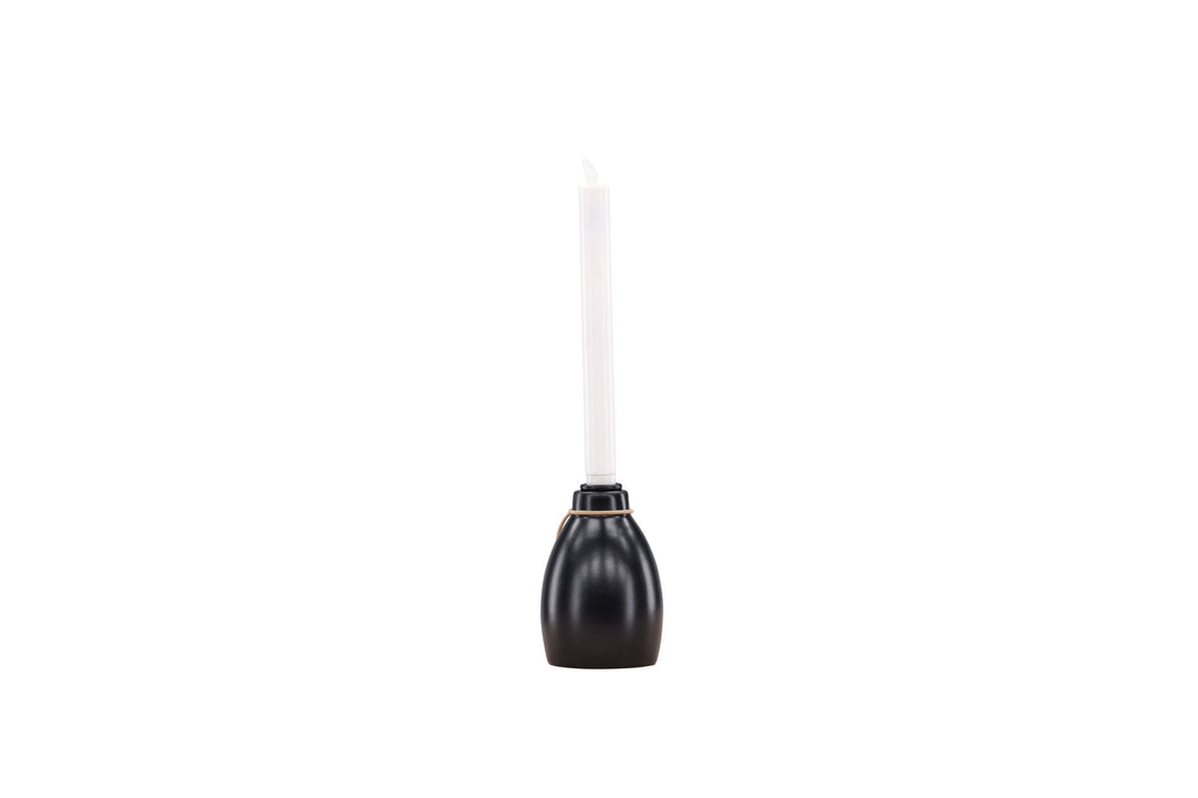 Venture Home Ulricehamn Candlestick  9cm - Black  /