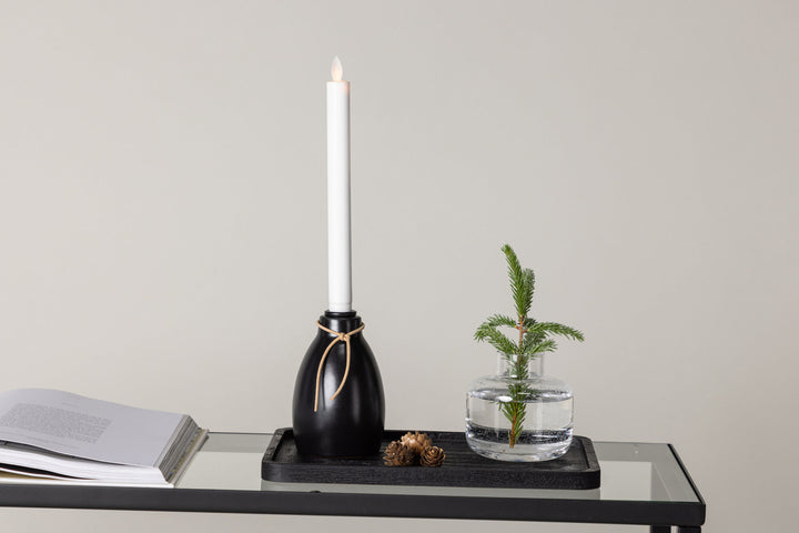 Venture Home Ulricehamn Candlestick  9cm - Black  /