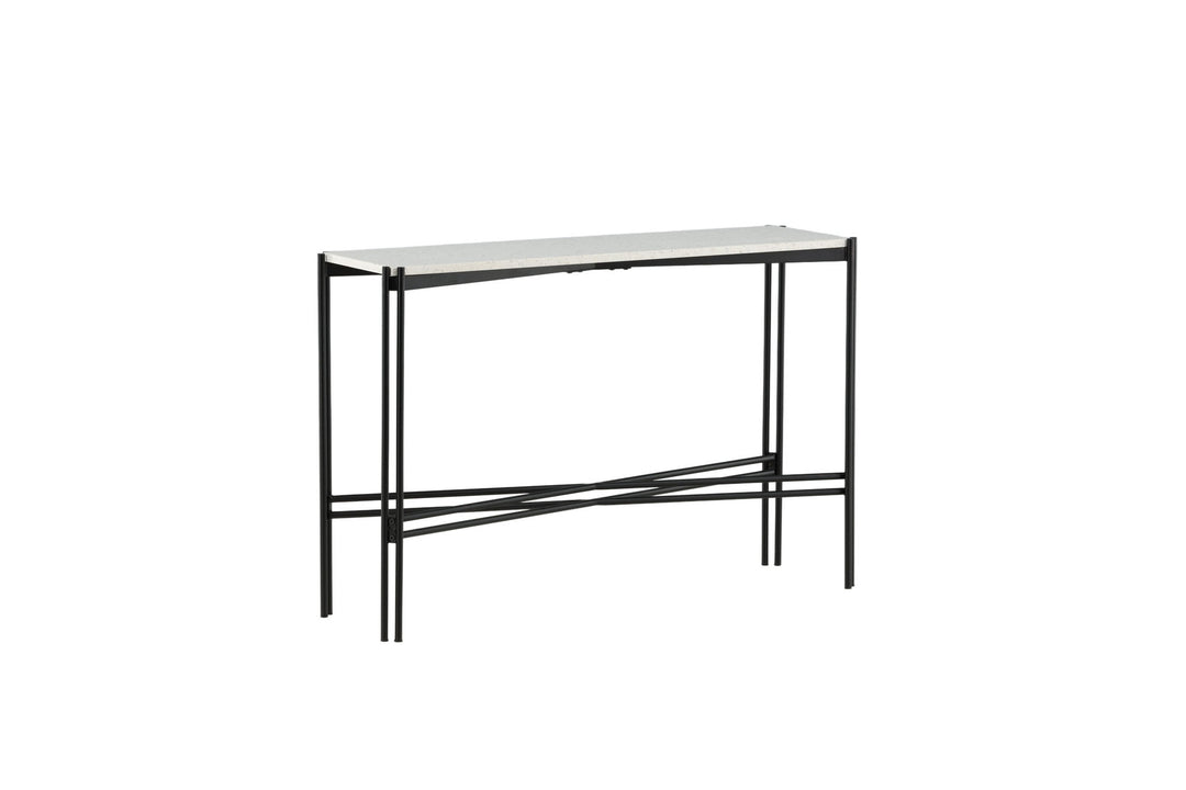Venture Home Razzia Side Table 110*30*75 White Terazzo / Black