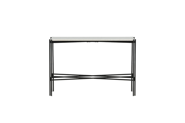 Venture Home Razzia Side Table 110*30*75 White Terazzo / Black