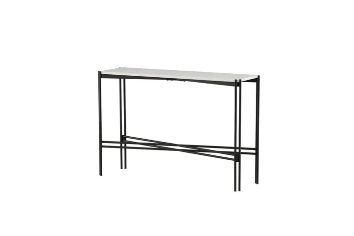 Venture Home Razzia Side Table 110*30*75 White Terazzo / Black