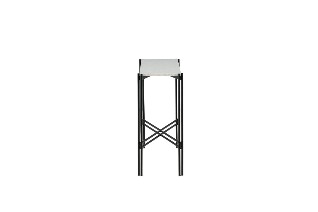 Venture Home Razzia Side Table 110*30*75 White Terazzo / Black