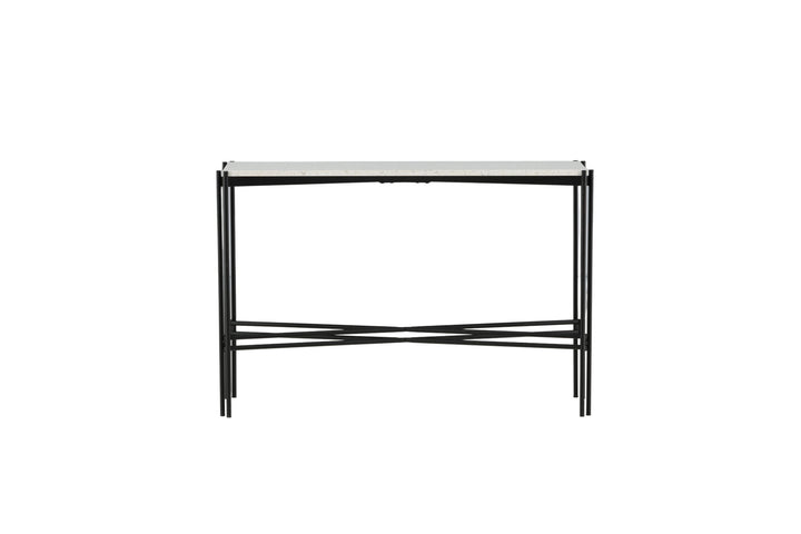 Venture Home Razzia Side Table 110*30*75 White Terazzo / Black