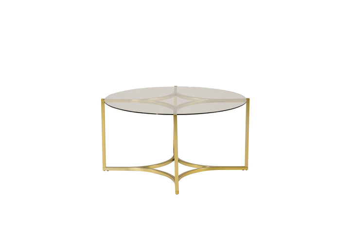 Furniture Fashion Kivik - Sofa Table - Glass / Brushed Brass