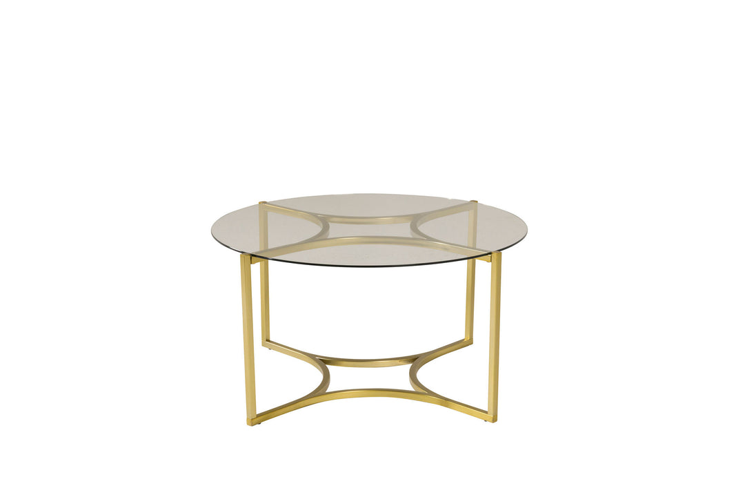 Furniture Fashion Kivik - Sofa Table - Glass / Brushed Brass