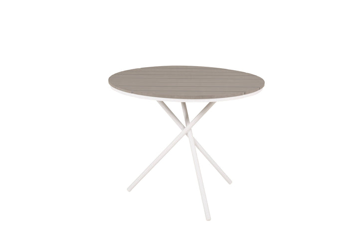 Venture Home Parma Café Table ø90 - White/Grey