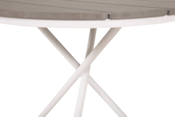 Venture Home Parma Café Table ø90 - White/Grey