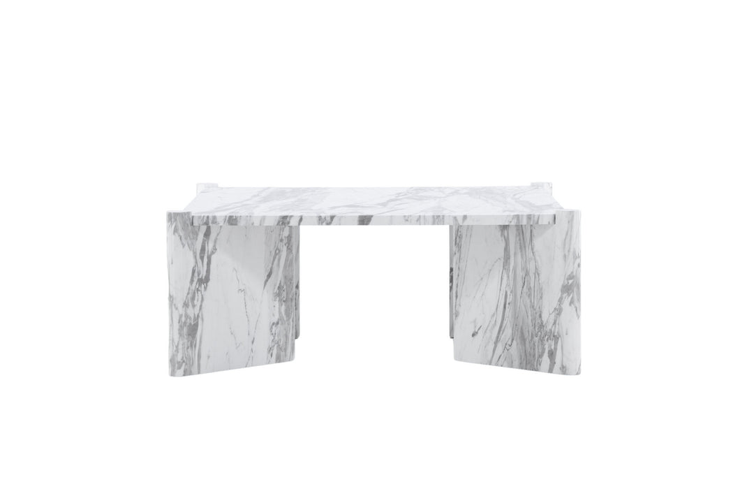 Venture Home Rogaland Sofa table  - White Marblelook /  MDF