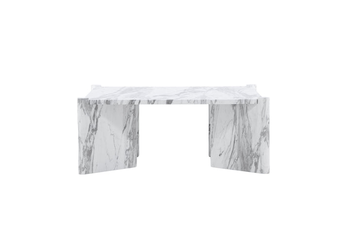 Venture Home Rogaland Sofa table  - White Marblelook /  MDF