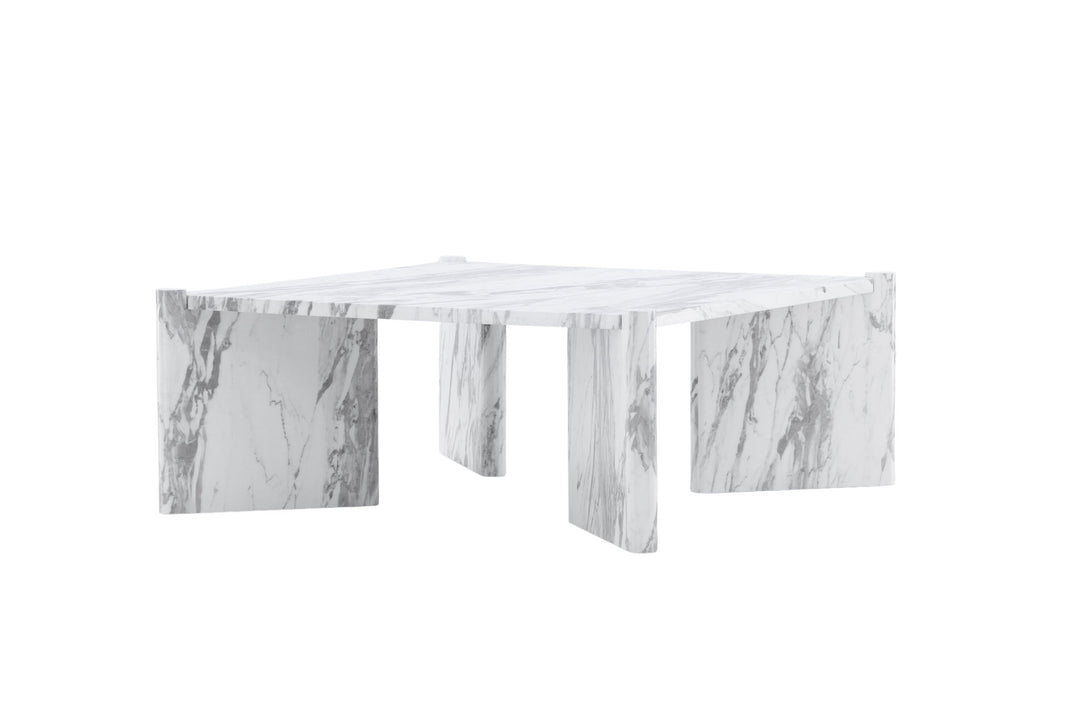 Venture Home Rogaland Sofa table  - White Marblelook /  MDF