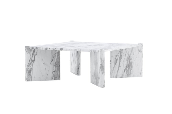 Venture Home Rogaland Sofa table  - White Marblelook /  MDF