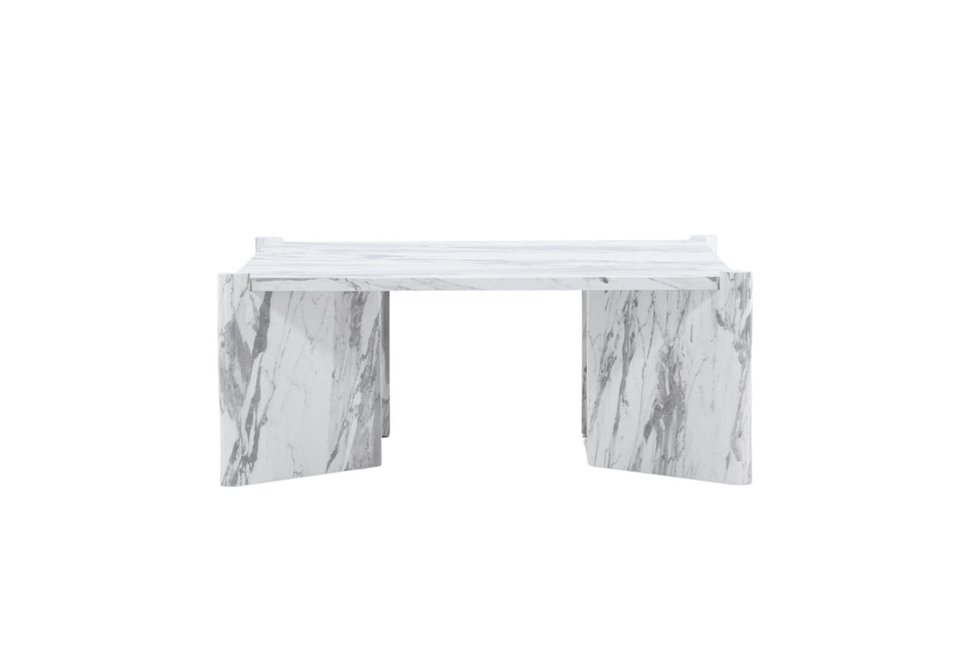 Venture Home Rogaland Sofa table  - White Marblelook /  MDF