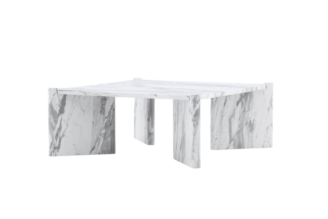 Venture Home Rogaland Sofa table  - White Marblelook /  MDF