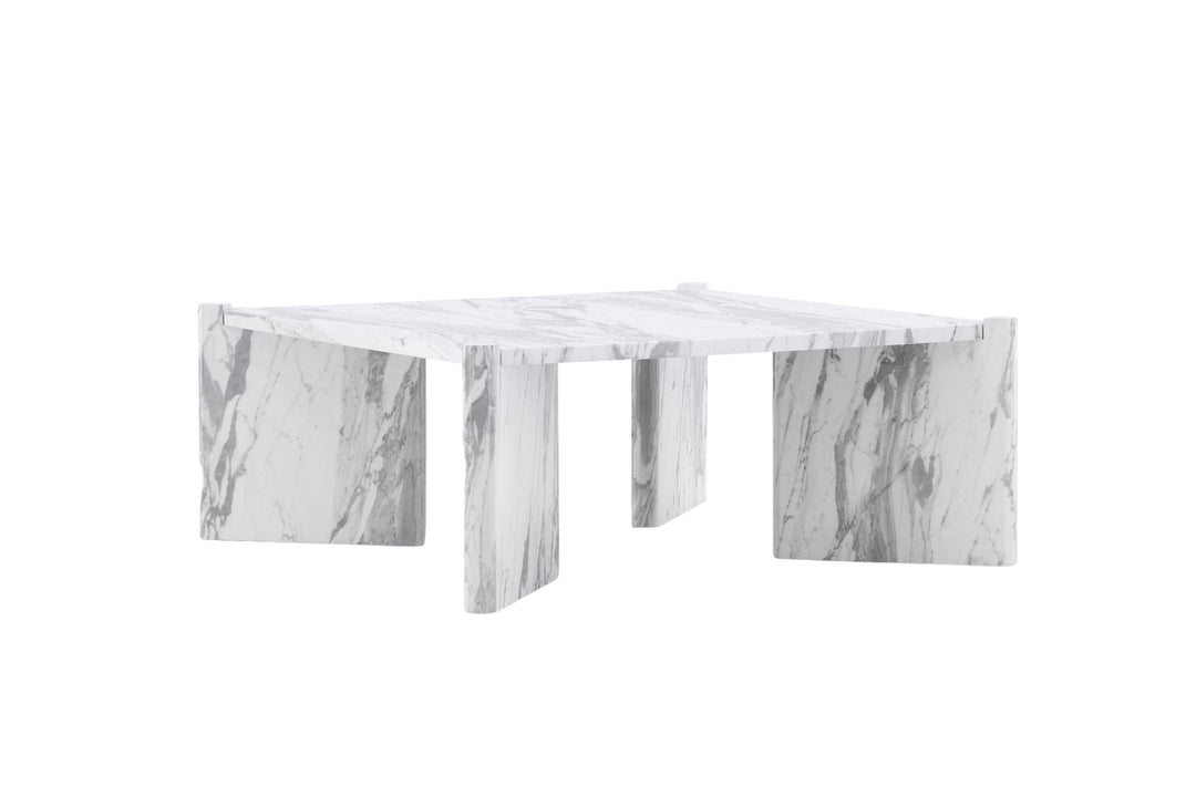 Venture Home Rogaland Sofa table  - White Marblelook /  MDF