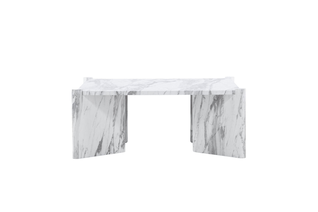 Venture Home Rogaland Sofa table  - White Marblelook /  MDF