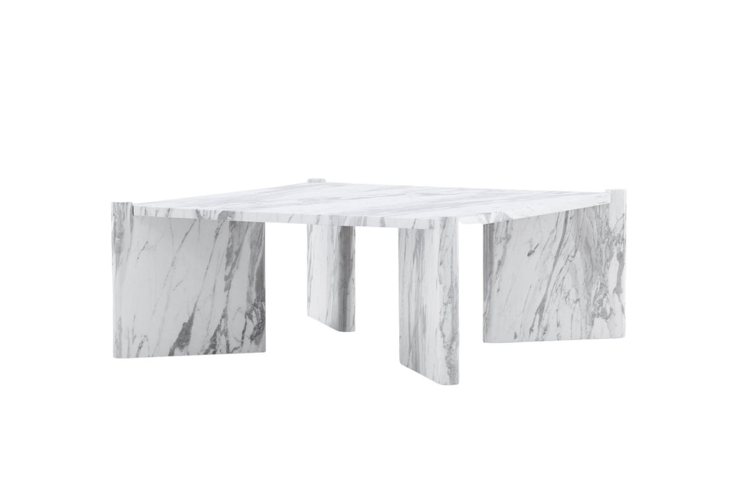 Venture Home Rogaland Sofa table  - White Marblelook /  MDF