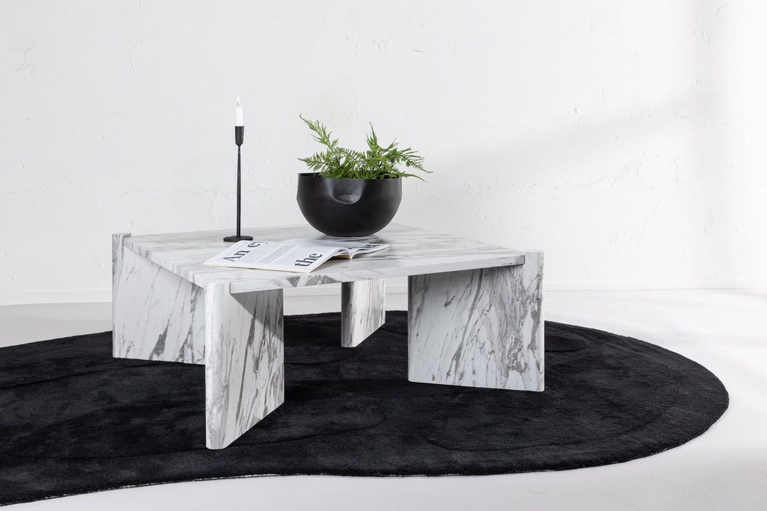Venture Home Rogaland Sofa table  - White Marblelook /  MDF