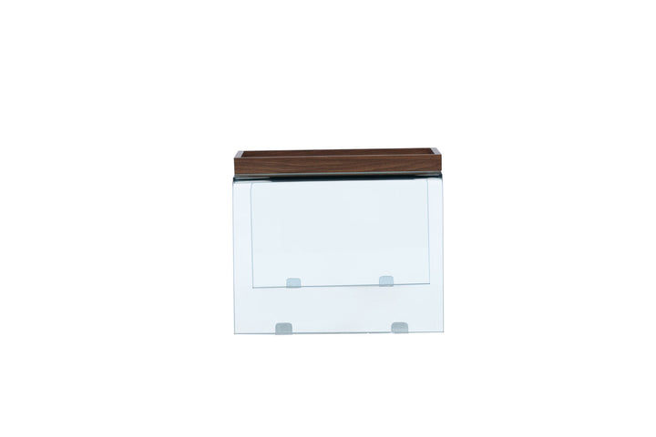 Venture Home Telemark Sofa table  - Clear glass / Clear glass