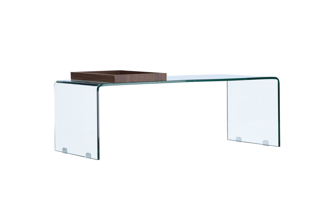 Venture Home Telemark Sofa table  - Clear glass / Clear glass