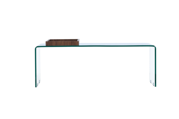 Venture Home Telemark Sofa table  - Clear glass / Clear glass