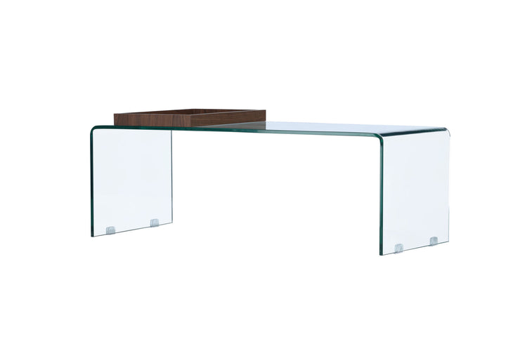 Venture Home Telemark Sofa table  - Clear glass / Clear glass