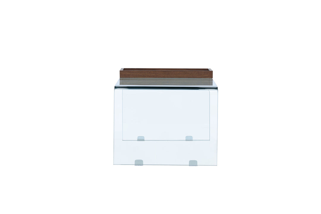 Venture Home Telemark Sofa table  - Clear glass / Clear glass