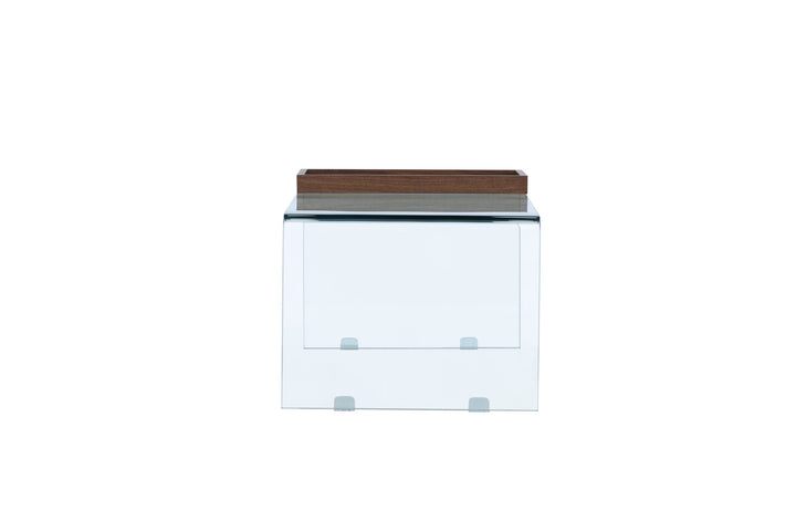 Venture Home Telemark Sofa table  - Clear glass / Clear glass