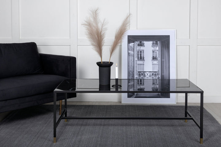 Venture Home Dipp Sofa Table 130*60 - Black / Brass