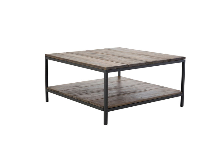 Venture Home Padang Soffbord - Svart / Mörk Teak - 80*80*H40