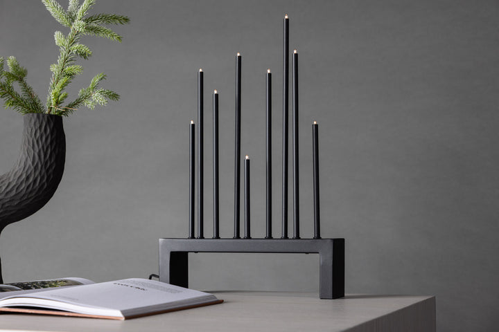 Venture Home Vallåsen 27cm Table Lamp - Black /  Black