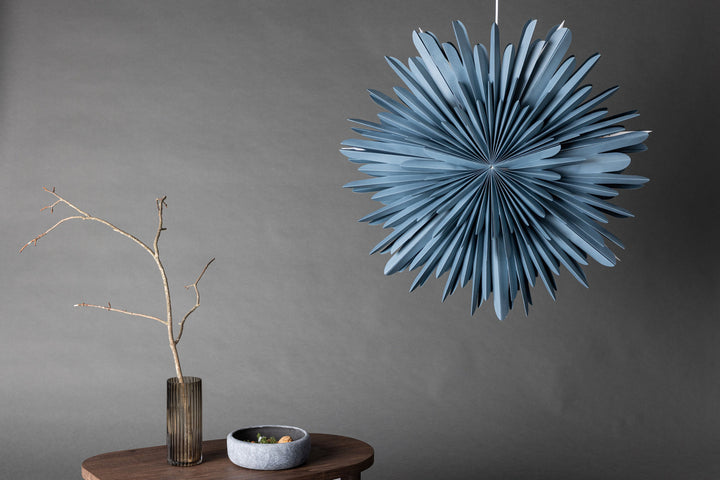 Venture Home Sälen 80cm Pendant Lamp - Grey/Blue  /  Grey/Blue